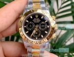 Swiss Replica Rolex Daytona JH Factory Watch Black Dial 2-Tone 40mm
